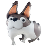 Фольгированный шар-фигура «Собака глазастая» в ассортименте