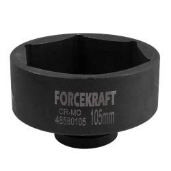 Головка ударная глубокая 1'', 105мм (6гр.) FORCEKRAFT FK-48580105