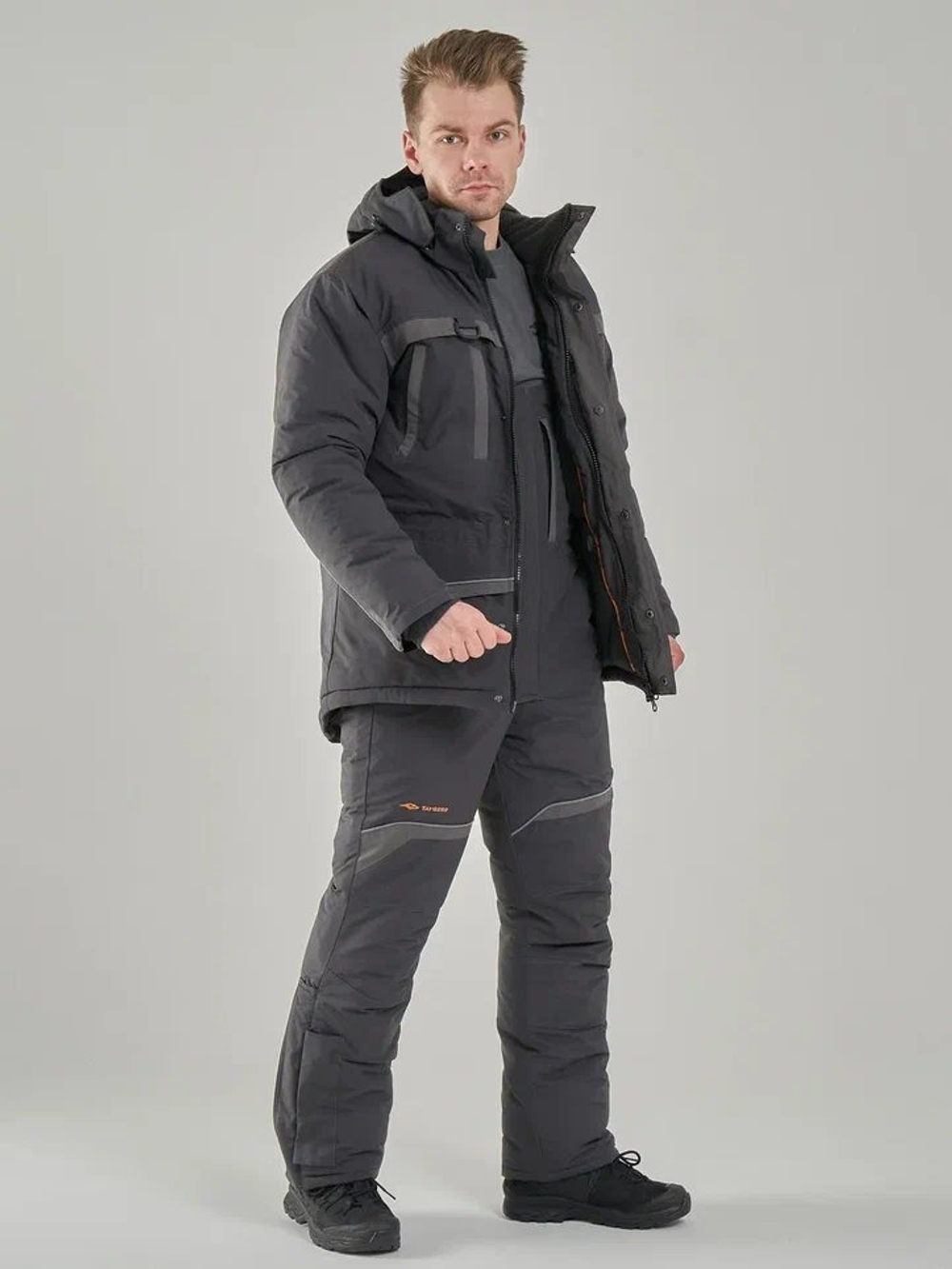 Костюм Taygerr Рыболов-2 (-45°C) оникс, тк. Таслан