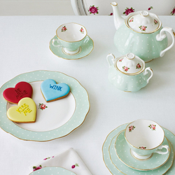 Royal Albert Чашка Polka Rose с блюдцем 180 мл