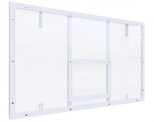 Щит баскетбольный игровой 1800х1050 на раме ПОЛИКАРБОНАТ, цвет разметки БЕЛЫЙ