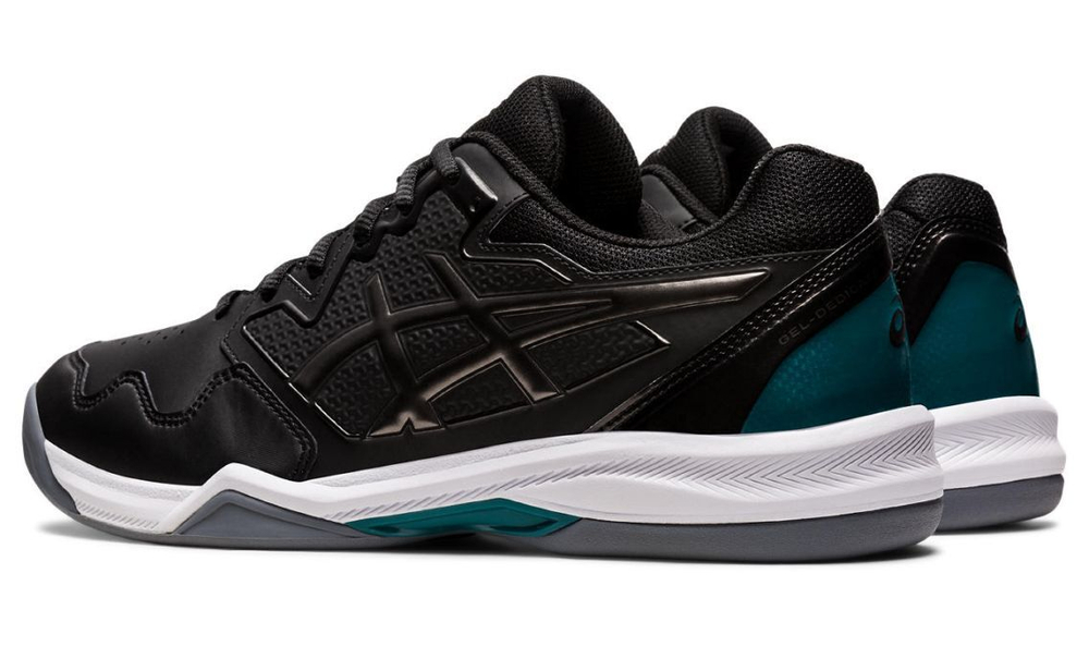Мужские кроссовки теннисные Asics Gel-Dedicate 7 Indoor - black/gunmetal