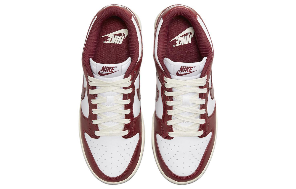 Кроссовки Nike Dunk Low Prm "Team Red"And White (Женская размерная сетка)