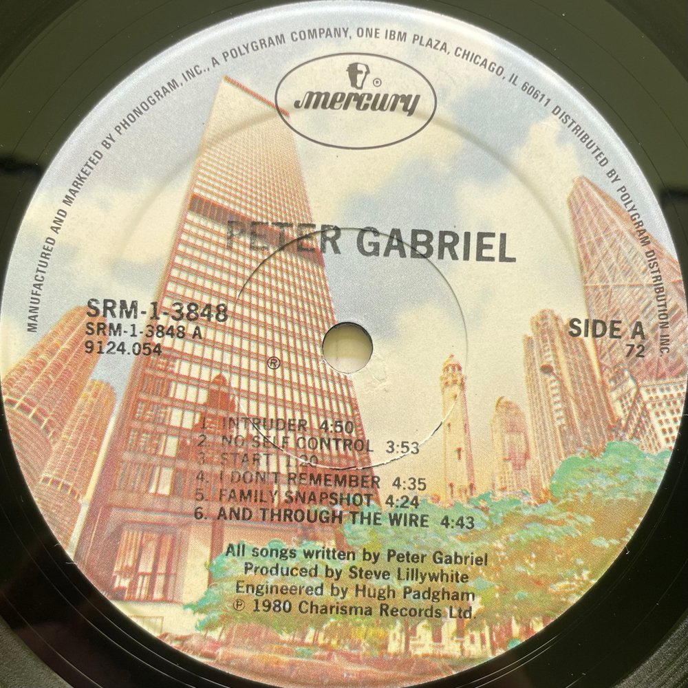 Peter Gabriel ‎– Peter Gabriel (США 1980г.)