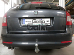 Фаркоп оцинкованный Galia S086A для Skoda Octavia II седан/универсал 2005-2013, Skoda Octavia Scout 2008-2013(паспорт и сертификат в комплекте)(без электрики)