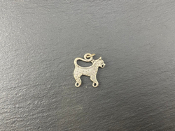 Подвеска. Рысь" плоская с точками