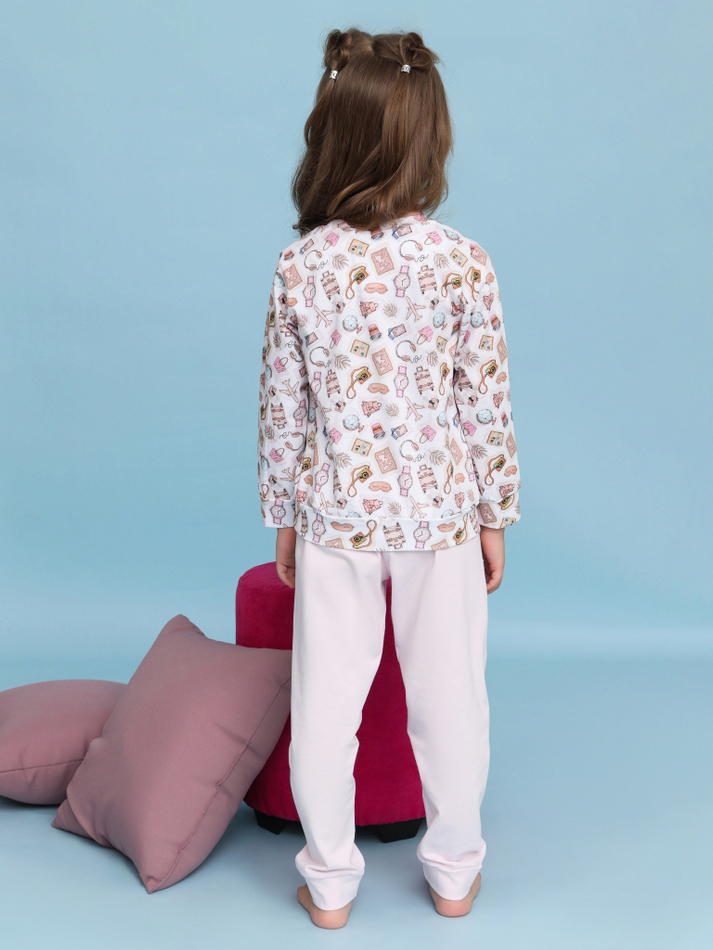 8201 Пижама из хлопка Mini-kids/ Cotton pyjamas/ Pigiama di cotone (080 см / DREAMS OF... 080-164 / Rita Romani)