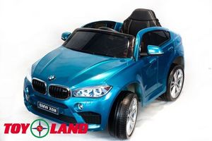 Детский электромобиль Toyland BMW X6M mini Синий