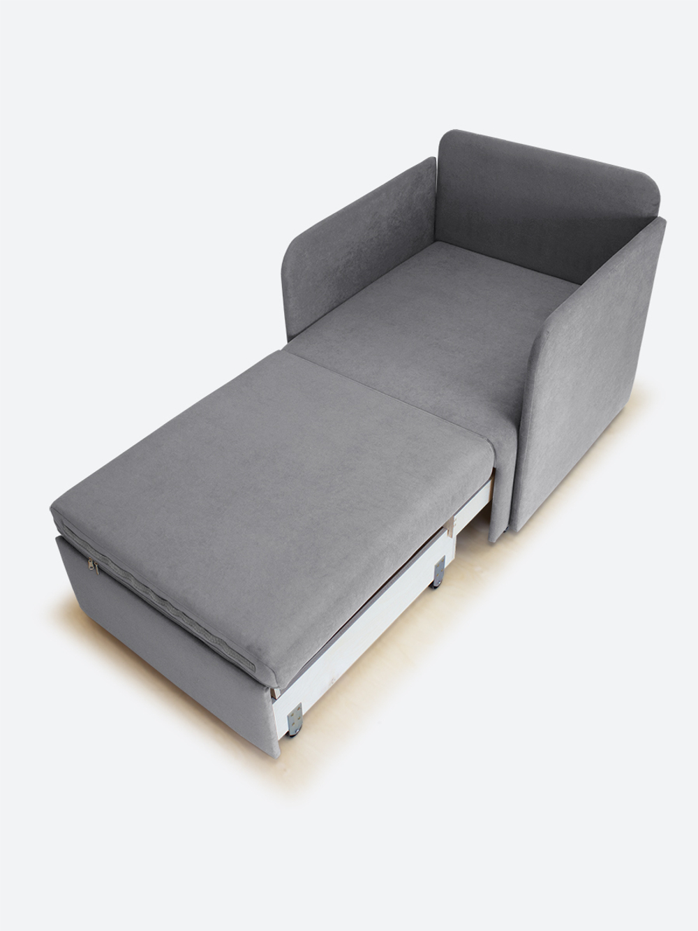 Кресло-кровать "Миник" с подлокотниками Dream Grey купон Тигр