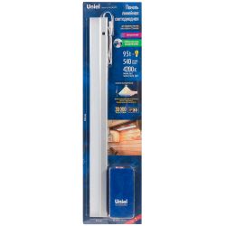 ULI-F41-9.5W4200K-DIM SENSOR IP20 SILVER Панель линейная светодиодная ультратонкая. с бесконтактным выключателем. 600х53х14мм. 540Lm. Серебристый. ТМ Uniel