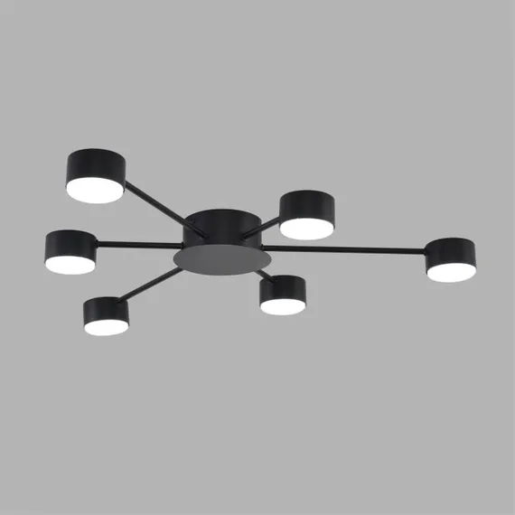 8344/6C COMFI черный, металл Люстра GX53 LED 6*7W 220V TORINA
