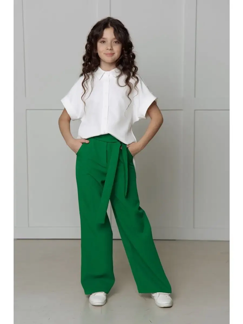 Костюм с брюками палаццо