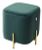Пуф для гостиной ARES BLUVEL-78 GREEN / GOLD