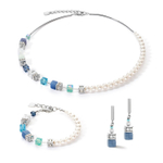 Колье  Coeur de Lion Blue-Aqua 5086/10-0737