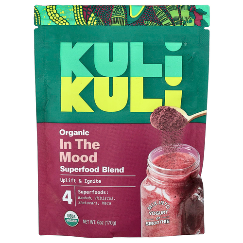 Kuli Kuli, органическая смесь суперфудов, для настроения, 170 г (6 унций)