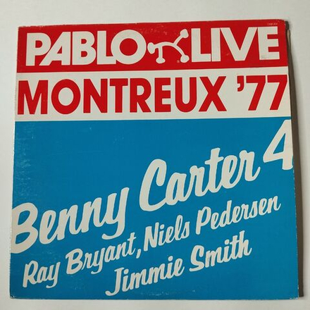 Винтажная виниловая пластинка LP Benny Carter 4 Montreux 77 (USA 1977)