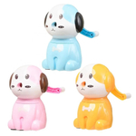 Точилка механическая для карандашей с контейнером "Собачка", настольная ручная точилка с ручкой для детей в форме собаки, размер 10,5*7 см