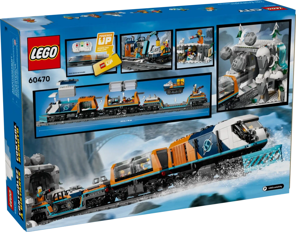 Конструктор LEGO City 60470 Полярный экспресс для исследователей Арктики