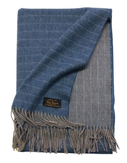 Плед 130х180 Glen Saxon Lamcash Blue Германия-Шотландия