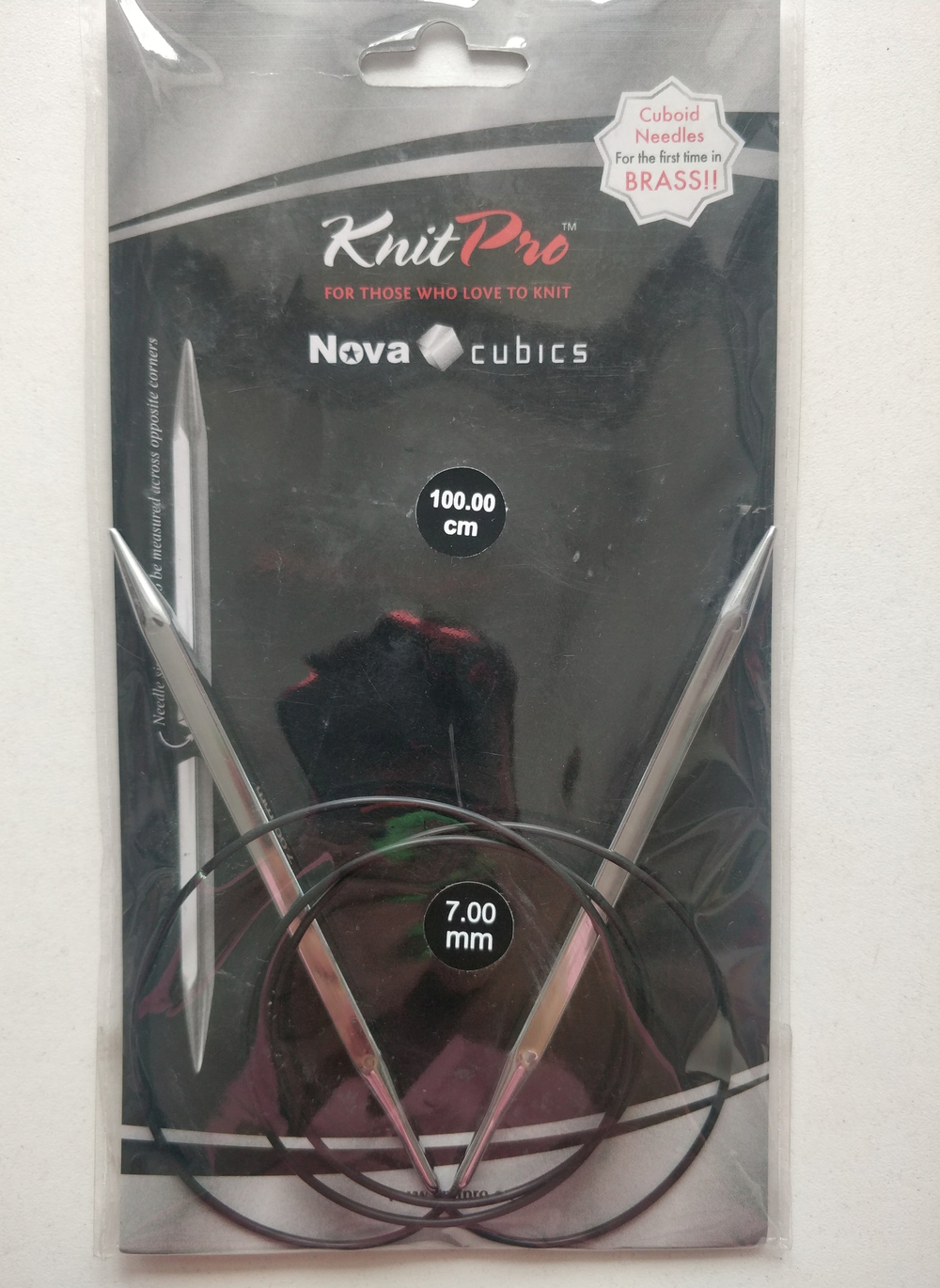Спицы круговые Knit Pro Nova Cubics 100см - 7мм