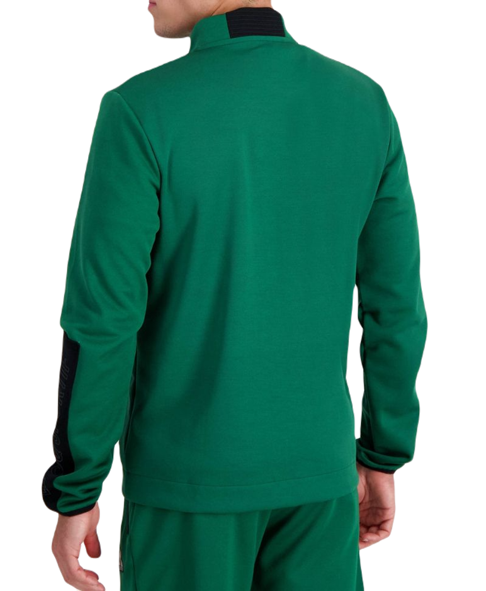 Куртка теннисная Le Coq Sportif TECH Full Zip Sweat N°1 SS23 - Green