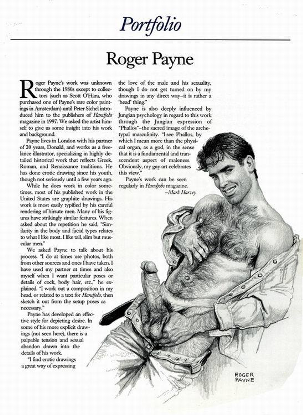 Roger Payne aka Mark - эротическое искусство художника Роджера Пейна. 18+