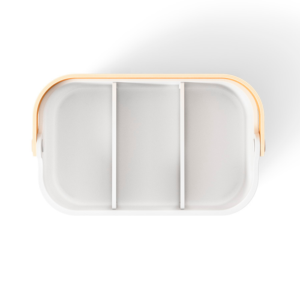 Органайзер bellwood, 29х17 см, белый/натуральное дерево