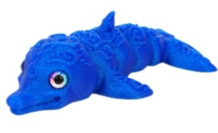 Игрушка 3D "Дельфин Флиппер" 9 см, цвет ассорти