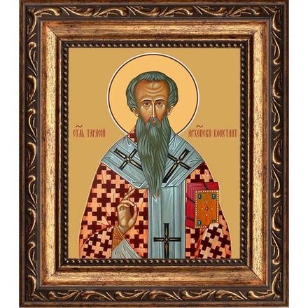 Тарасий Константинопольский Святитель. Икона на холсте.