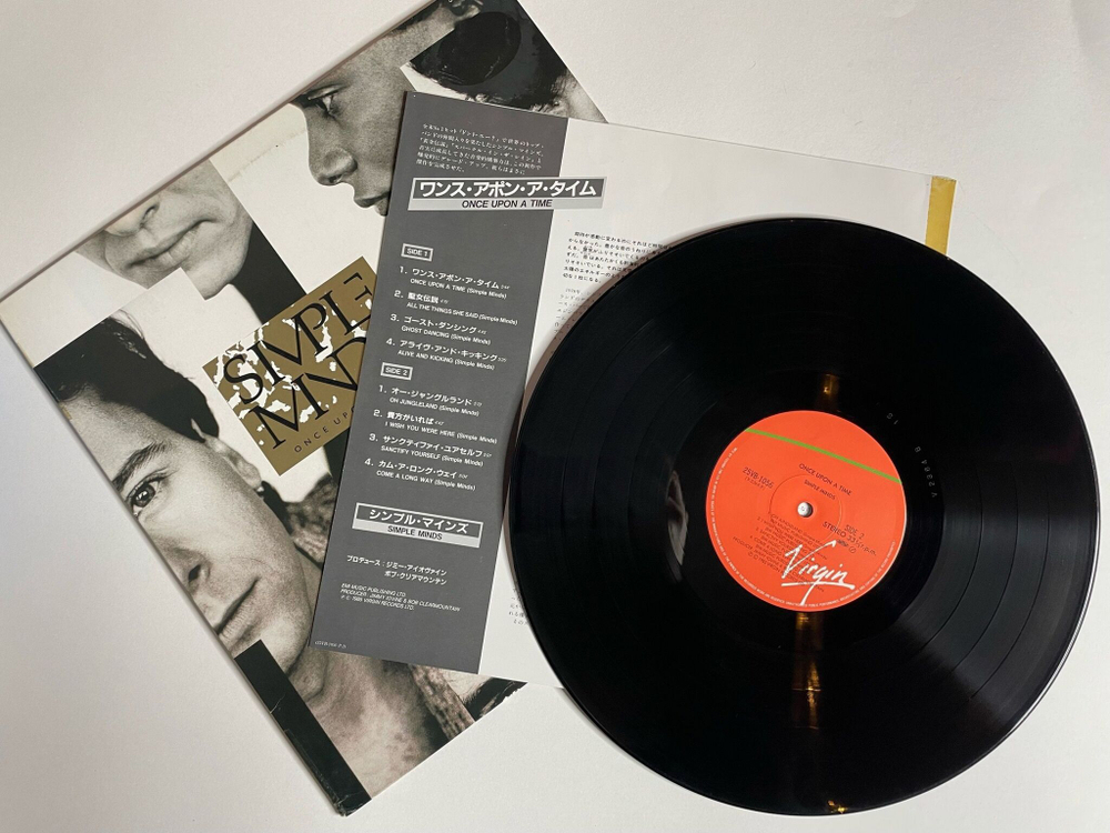 Винтажная виниловая пластинка LP Simple Minds Once Upon A Time (Japan 1985) (No Obi)