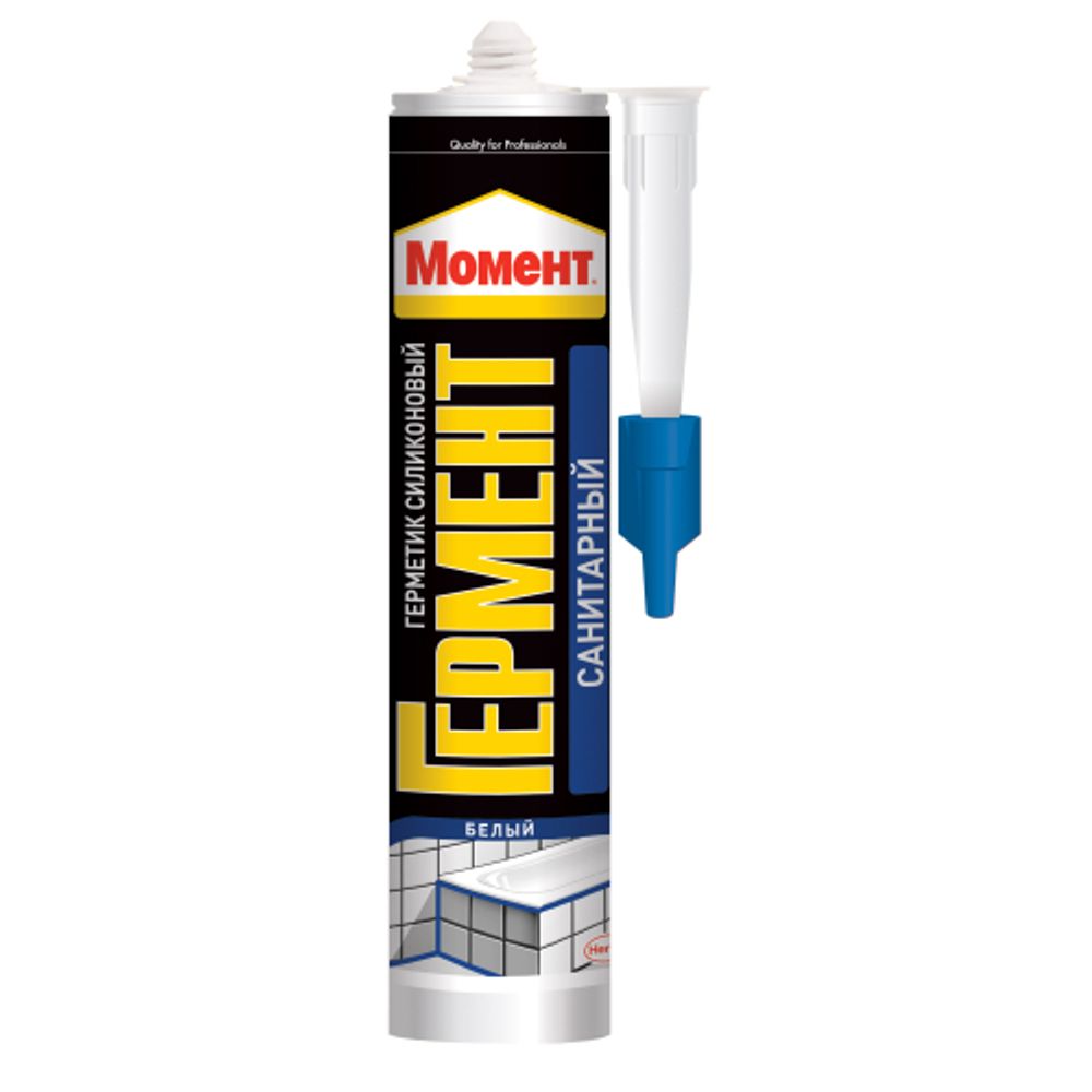 Герметик Момент 2033215 Гермент силиконовый санитарный белый 280 мл.