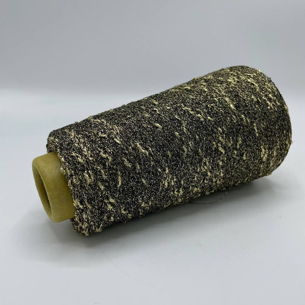 Пряжа для вязания люрекс шишибрики New Mill 73% полиамид 27% люрекс  (100 гр на конусе)