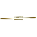 Настенный светодиодный светильник 9Вт, 720Лм, 3000К, Ra>80, металл/силикон, золото