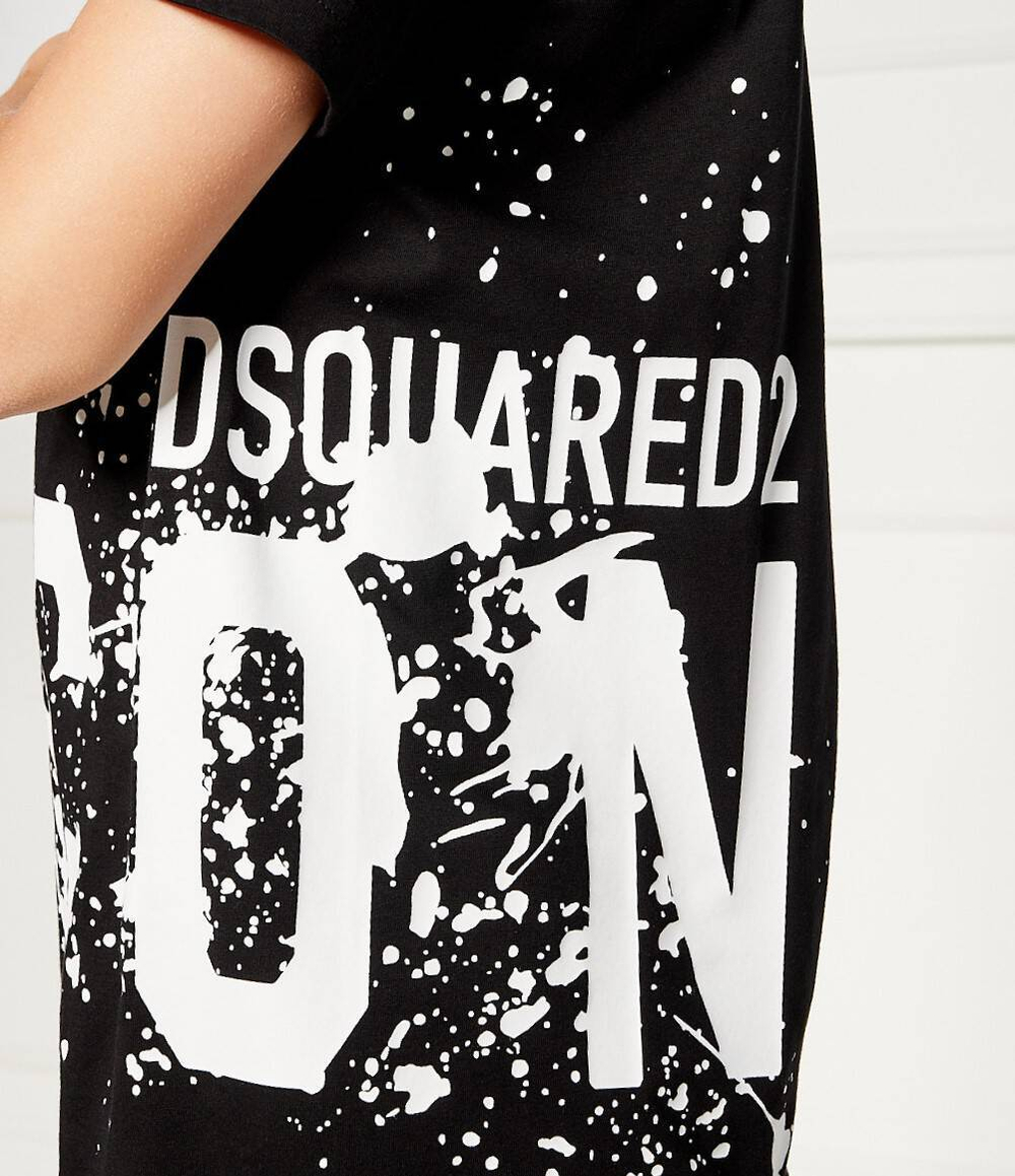 Футболка icon Dsquared2 - черный(DQ2419 D00MM)