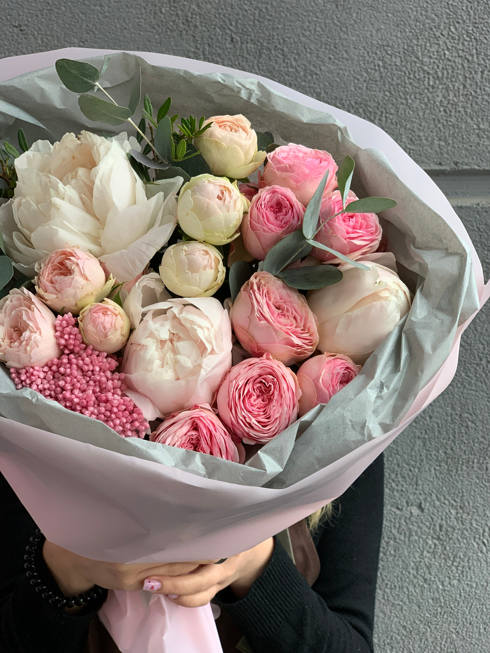 Букет цветов Воздушные пионы