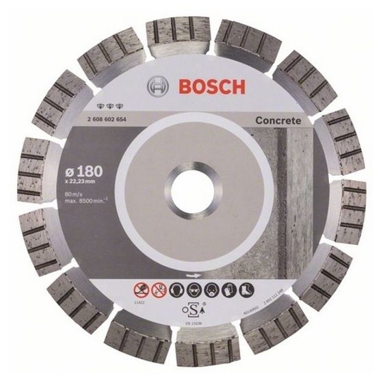 Алмазный диск Bosch Best for Concrete 180х22,23 мм 2608602654