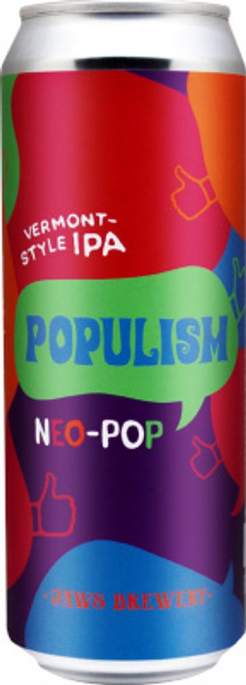 Пиво Джоус Популизм Нео-Поп / Jaws Populism Neo-Pop 0.45 - банка