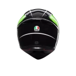 AGV K-1 QUALIFY Multi PLK Black/lime