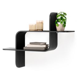 Полка настенная Montage, черная