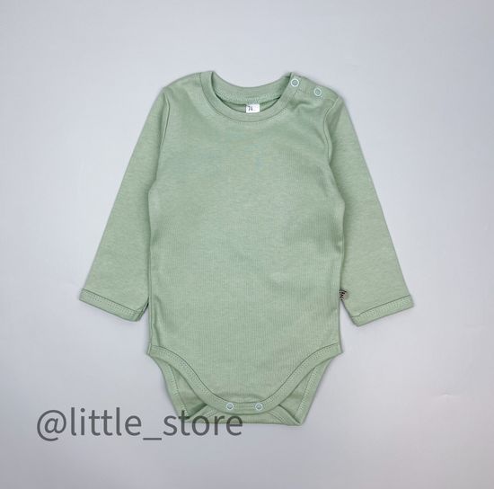 Боди хлопковое "Bunny" Ментоловое