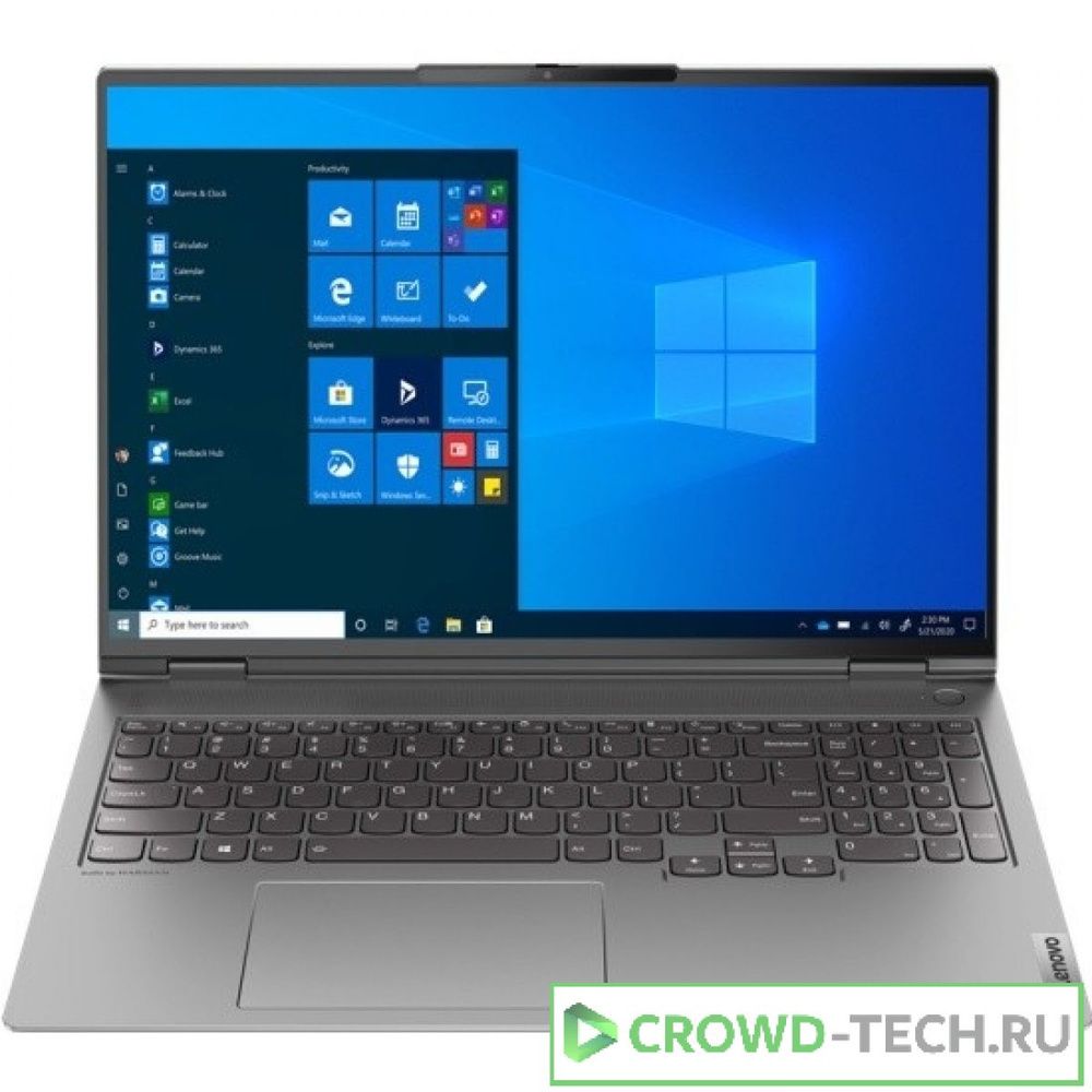 Ноутбук Lenovo ThinkBook 16p G2 ACH, 16&amp;quot; (2560x1600) IPS/AMD Ryzen 7 5800H/16ГБ DDR4/1ТБ SSD/GeForce RTX 3060 6ГБ/Без ОС, серый [20YM001WRM]