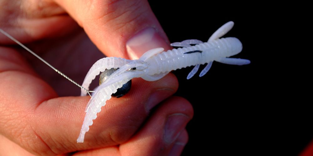 Мягкая приманка Lucky John Series HOGY SHRIMP 3.0in (76 мм), цвет SB05, 10 шт/уп