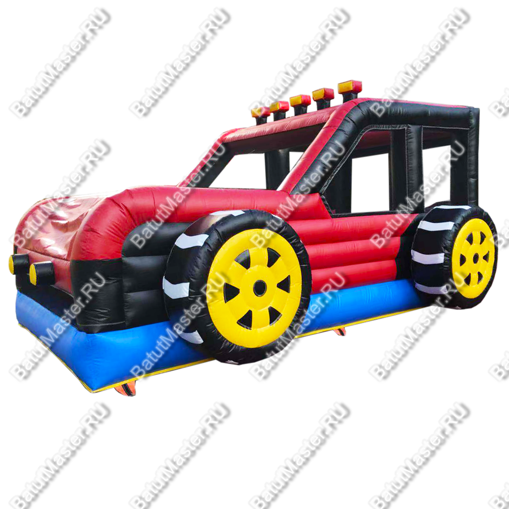 Коммерческий надувной батут "Внедорожник", 6*4*2,5 м