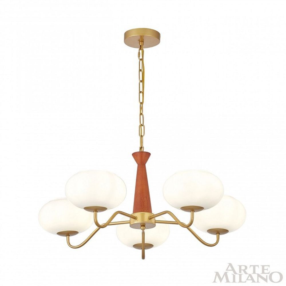 Подвесная люстра Arte Milano AM-Napoli 310166/D680/5 BS/WD