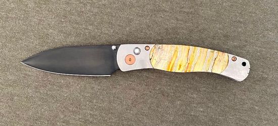 Складной нож Santa Fe El Rey SF/MAM02 с клинком из стали VG-10, рукоять титан