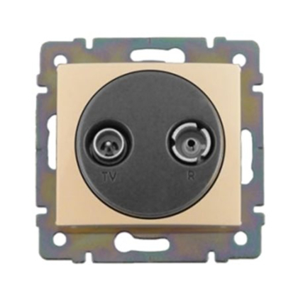 Розетка TV-FM оконечная - слоновая кость Valena Classic LEGRAND