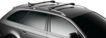 Багажник на рейлинги THULE WingBar Edge S черного цвета (9581-2)