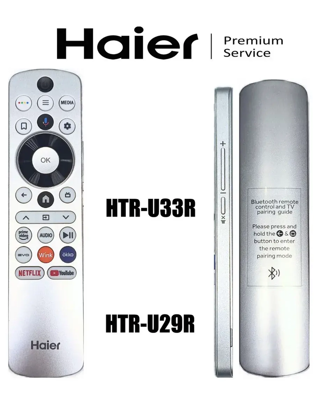 Пульт для телевизора Haier 0530085736 (HTR-U33R)
