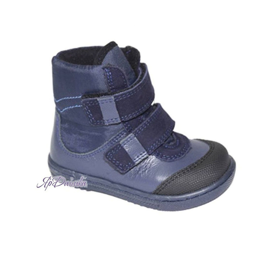 Демисезонные ботинки Dandino  синие 2 липыDND1024-42-9B