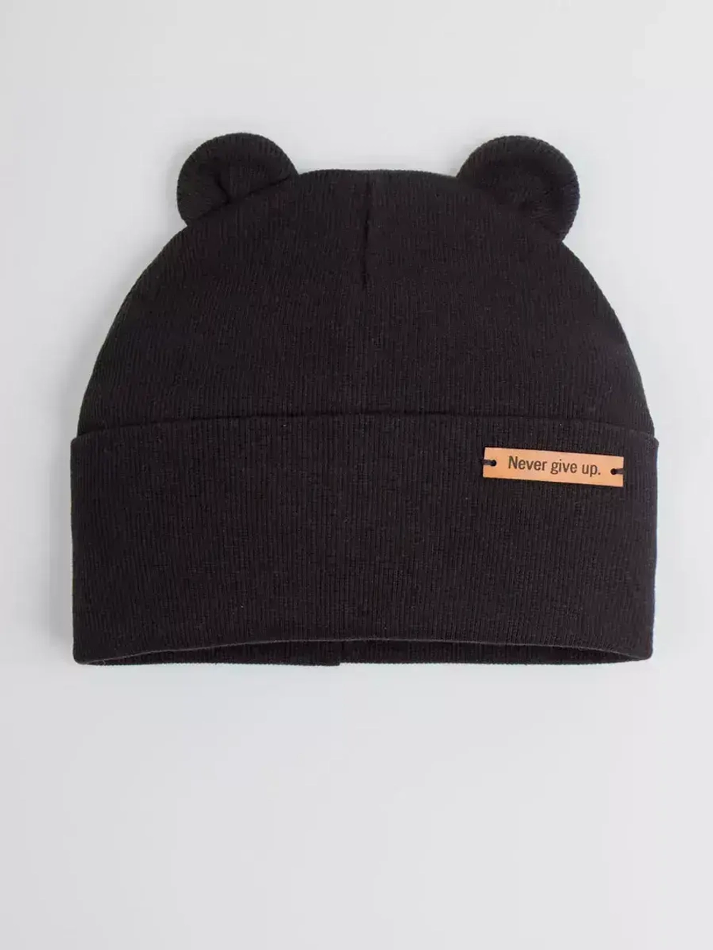 Шапка детская с ушками на осень